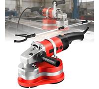 Electric Diamond Polisher and Concrete Grinder Machine with 6-Speed Control, Dust Collection Cover, for Grinding Concrete, Deck, Marble, and Granite