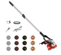 Electric Diamond Polisher and Concrete Grinder Set - 3-Head Design for Cement, Marble, and Epoxy Floors - Ideal for Construction Site Flooring