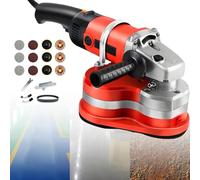 Electric Diamond Polisher for Concrete and Stone, 3000W High Power with 3 Diamond Wheels, Ideal for Metal Descaling and Thinset Removal