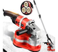 Electric Diamond Polisher Grinder 6 Speeds 90° No-Dead-End Grinding for Concrete Stone Metal Surface Polishing Descaling Thinset Removing