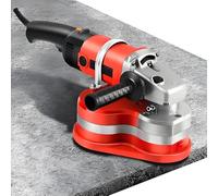 Electric Diamond Polisher Machine, 3-Head Concrete Sander & Grinder, Cement Planer with 6 Speeds, 90° No-Dead-End Grinding for Marble, Granite