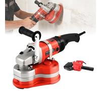 Electric Diamond Polisher Machine, 3-Head Concrete Sander Grinder, Cement Planer with 6 Speeds, 90° No-Dead-End Corner Grinding for Concrete, Marble, Granite, Terrazzo