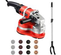 Electric Diamond Polishing Machine with Three Head Dust-Free Grinding for Concrete Epoxy Wall Floor Adjustable Speed