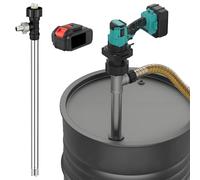 Electric Diesel Pump - Cordless Fuel Transfer Pump for Diesel, Lube Oil, Water, Micro Viscous Liquids, 880W with 2×8000 mAh Lithium Batteries