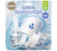 Electric Diffuser & Refill - Fresh Linen - With Up to 100 Days of Fresheness, This Plug in Air Freshener Infuses Your Home With a Fabulously Fresh Scent