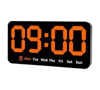 Electric Digital Alarm Clock - Bedroom Clock Temperature Display Unit Bedside Clock with USB Charging Port | Loud Alarm Clock for Teacher Sleepers