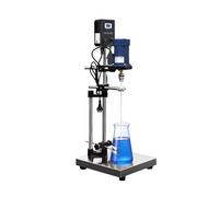 Electric Digital Display Variable Frequency Mixer, 600-1200 Rpm Vertical Laboratory Multi-function Mixer for Industrial Liquid Mixing