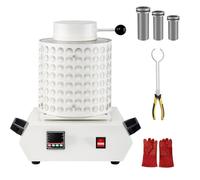 Electric Digital Melting Furnace Kit with Graphite Crucibles for Scrap Metal Processing