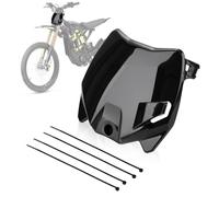 Electric Dirt Bike Front Number Plate Motorcycle License Plate for Surron Sur Ron Light Bee S/X Ebike -Black