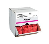 Electric Distribution Box - Waterproof Exterior Junction Box - 1/2 Silo of 20 Boxes for Dry Partitions - Diameter 67 x 40 mm - Distance 71 mm