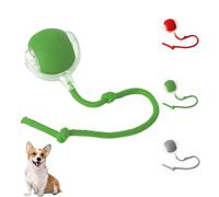 Electric Dog Ball Toy, Interactive Rolling Dog Ball, Interactive Dog Smart Ball Toy, 360° Automatic Self Moving Dog/Cat Toys, Self Rolling Ball Interactive Pet Toy for All Kinds of Surfaces (Green)