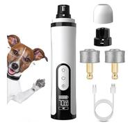 Electric Dog Claw Grinder - Toenail Grinder Machine With LED Light for Cats | Ergonomic Electric Pet Nail Grinding Device for Large Small Kitten Puppy