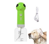 Electric Dog Cleaning Foam Machine - 9.84 Inch ABS | Silicone Pet Foamer - Rechargeable Shampoo Dispenser For Cats Puppies Kittens Bathroom Tub Easy Grooming