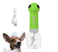 Electric Dog Cleaning Foam Machine, Automatic Dog Soap Dispenser for Bath, Rechargeable Pet Shower Foamer for Bathroom Tub Kitchen Bathtub Sink Toilet