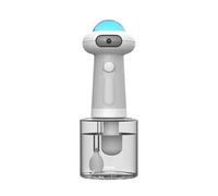 Electric Dog Cleaning Foam Machine, Automatic Foaming Dog Soap Dispenser, Abs Pet Shower Gel Foaming Machine, Quick Foam Generator Pet Bath Time Easy Cleaning for Dogs Cats Puppies (Grey)