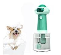 Electric Dog Cleaning Foam Machine Rechargable Dog Soap Dispenser Automatic Dog Shampoo Foam Sprayer 1300mAh Ultra Long Standby, 400ML Capacity, IPX7 Waterproof Magnetic Suction Charging
