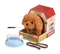 Electric Dog - Electronic Animal for Kids | Fake Dog Toy with Rope Pretend Play Puppy Pet Care for Boys and Girls