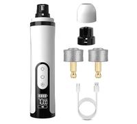 Electric Dog Nail Grinder, Rechargeable Pet Grooming Tool, 15.9x3.5x3.5cm, Puppy Toenail Trimmer, Double LED Light Clipper, Ergonomic Design, For Small, Medium, Large Dogs, Kittens