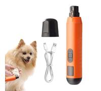 Electric Dog Nail Trimmer, Cats Toenail Trimmer, 5 Speed Rechargeable Pet Nail Grinder for Small, Medium and Large Paws Grooming Tool, 7.09 x 1.38 x 1.18 inches, Multi-Coloured