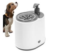 Electric Dog Paw Cleaner - Rechargeable Portable Claw Washer, Automatic Scrubber with Soft Silicone Bristles, Soap Reservoir for Dirty, Whisper-Quiet Care Device