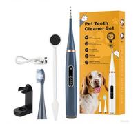 Electric Dog Plaque Remover for Teeth, Pet Teeth Cleaning Product for Tartar & Plaque Off, Pet Teeth Brushing Kit for Dental Care, Upgraded 5 Modes UItras0nci Pet Tooth Cleaner Safe for Dogs and Cats