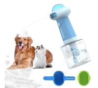 Electric Dog Shampoo Dispenser IPX7 Automatic Dog Soap Dispenser Soap Frother Dogs Grooming Bath Brush for Dogs and Cat Bathing Shampoo Sprayer Foamer Pet Bath Supplies
