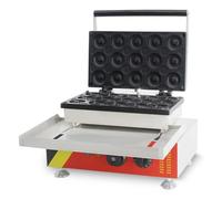 Electric Donut Maker, 15 Hole Commercial Automatic Baking Machine, 110V Household Kitchen Appliance for Effortless Baking