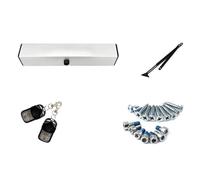 Electric Door Closer Automatic Door Opener Sensor Intelligent Door Opener Door Closer Flush Door Unit Motor Complete Set of(Silver Outward Opening Push arm)