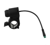 Electric Door Lock With 2 Keys For Kukirin For G2 Pro Max Electric Scooter 5 Pin Ignition Switch Black Plastic Wear Resistant Compact Lightweight Easy Install Spare Key Security Accessory 33x59x82mm