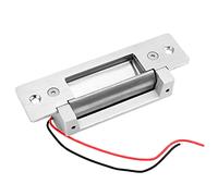 Electric Door Strike Lock ANSI Standard Heavy Duty Fail-Secure/Fail-Safe Adjustable 12V DC for Door Access Control System Cylindrical Locksets Silver