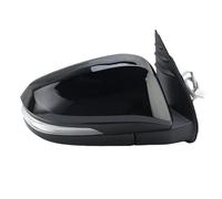 Electric Door Wing Mirror 5 Pins Car Side Rearview Mirror Assembly Painted Black Manual Folding For Toyota For Hilux 2015-2018 2019 2020