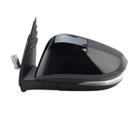 Electric Door Wing Mirror 5 Pins Car Side Rearview Mirror Assembly Painted Black Manual Folding For Toyota For Hilux 2015-2018 2019 2020