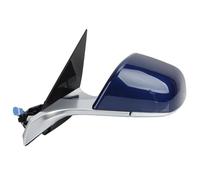 Electric Door Wing Mirror Assembly 13 Pins With WIFI Antenna Car Side Rearview Mirror Assembly For Tesla For Model 3 M3 2017 2018 2019 2020(Left Dark blue)