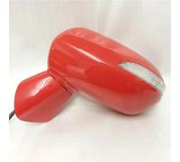Electric Door Wing Mirror Assembly 5-PINS With Turn Signal Car Exterior Door Rearview Mirror Assembly For FIT For JAZZ 2005 2006 2007 2008 GD1 GD3(5pin Left Red)