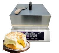 Electric Dorayaki Baker Pancake Making Machine Non-Stick Pancake and Waffle Maker Commercial Stainless Steel Single Station Muffin Machine Time and Temperature Adjustable Singlehead