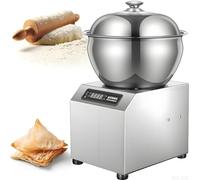 Electric Dough Kneading Machine with Timer and Stainless Steel Construction for Efficient Baking and Restaurant Use