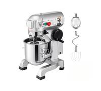 Electric Dough Machine 10/15/20/30L Stainless Steel Commercial Cream Egg Whisk Mixer Processor Food Stand Blender Easy to Use(30L)