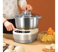 Electric Dough Maker Machine, Large Capacity Household Dough Mixer, 304 Stainless Steel, Microcomputer Timing, Front Touch Panel, Fermentation Function, 7L