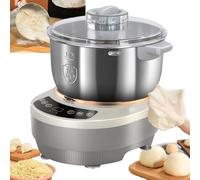 Electric Dough Maker Machine, Non-Stick Stainless Steel Dough Kneading Mixer with Measuring Cups, Spoons, Timing Touch Panel, Includes Dough Proofer, Perfect for Baking