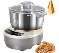 Electric Dough Mixer, 3L/5L/7L Large Capacity Food Mixer With Fermentation Function Easy to Use with One-Touch Control, Traditional Hand-Kneading Simulation for Family Gatherings 3L