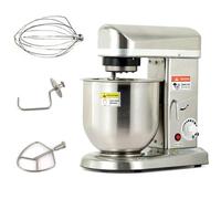 Electric Dough Mixer,Commercial Electric with Dough Hook, Multifunction Stand Mixer for Pizza Bakery Bread Cake, Stainless Steel