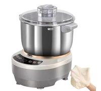 Electric Dough Mixer with 5L or 7L Stainless Steel Bowl, Quiet Kneading and Intelligent Fermentation, Bread Pizza Dumpling Dough Maker, Touchscreen Control, Food-Grade, Space-Saving Design(7L)