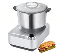 Electric Dough Mixer with Thermostatic Fermentation, Stainless Steel Bowl, Timer, Ideal for Baking, 5.5L Capacity - 220V Dough Maker