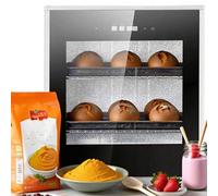 Electric Dough Proofer 40L, Stainless Steel Commercial Bread Fermentation Cabinet, Adjustable Temperature Humidity Control, Perfect for Pizza Dough, Pastry, Croissant Proofing