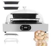 Electric Dough Proofer Box for Sourdough Bread, Double Layer, 125W, Fits Standard Baking Pans, Perfect for Yogurt and Bread Proofing