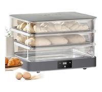 Electric Dough Proofer Machine, 40L Bread Proofing Box with Adjustable Temperature, Timing, and Humidity Control for Even Fermentation, Perfect for Home Baking