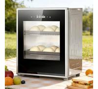 Electric Dough Proofer Machine, 40L Kitchen Incubator for Dough, Yogurt, and Bread Fermentation, 20-50°C Adjustable Temperature, Removable Design