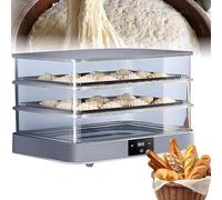 Electric Dough Proofer Machine, 40L Large Capacity Bread Proofing Box, 20~45°C Adjustable Temperature & 1min-24h Timer, Automatic Humidity Control, for Toast, Natto,Yogurt