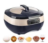 Electric Dough Proofer Machine, 5L Bread Proofing Box with LCD Display, 12H Delay Start, for Yogurt, Bread, Pizza and Natto blue