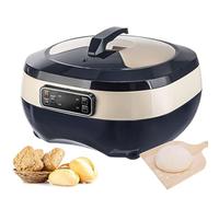 Electric Dough Proofer Machine, 8L Bread Fermentation Box with LCD Display & 12H Delay Start, for Yogurt, Bread, Pizza & Natto Making Blue